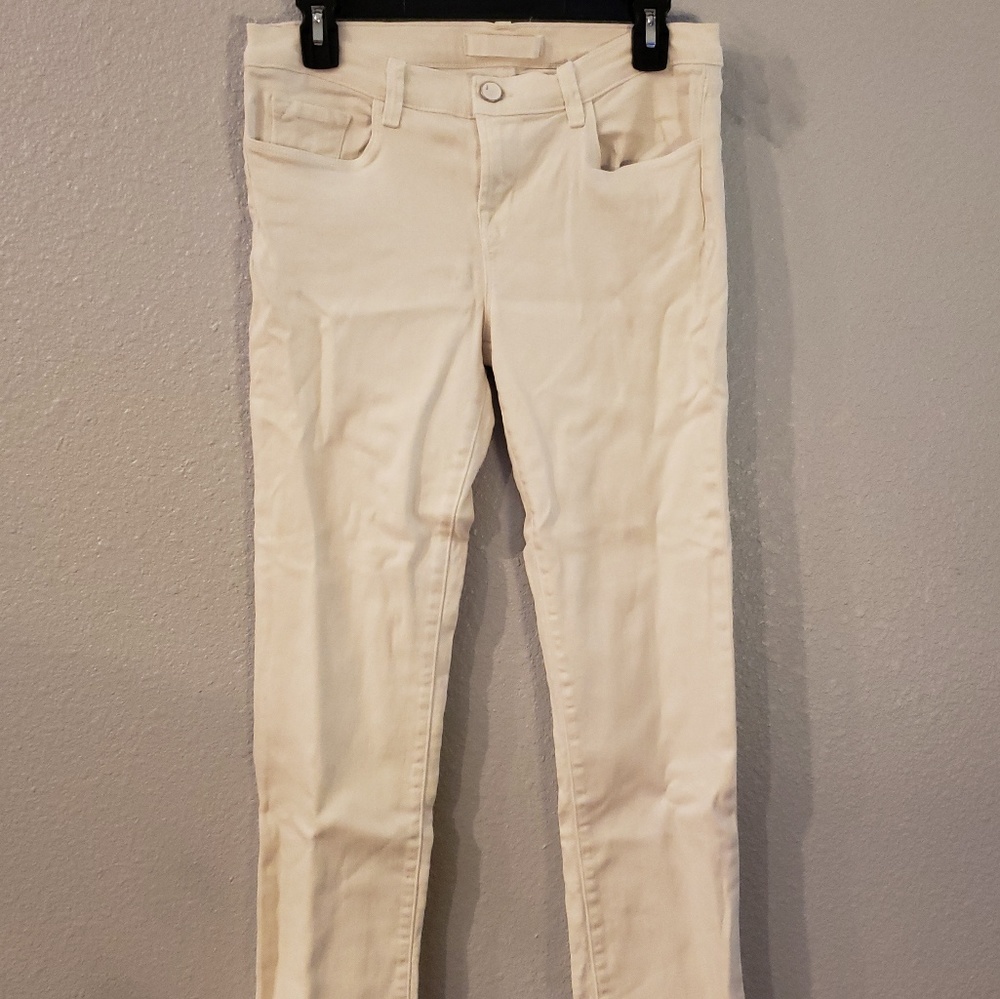 NWOT J Brand 7/8 white (snow) pencil leg jeans